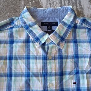 Tommy Hilfiger Men's Plaid Long Sleeve Shirt New Size XXL